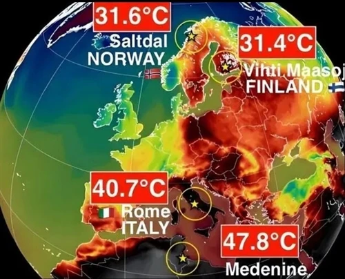 ¿Por qué hace tanto calor en Europa?